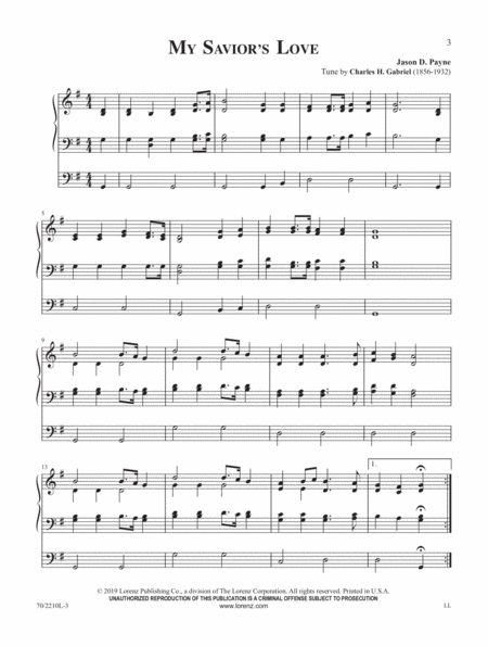 Festive Hymn Tune Harmonizations, Vol. 2 image number null
