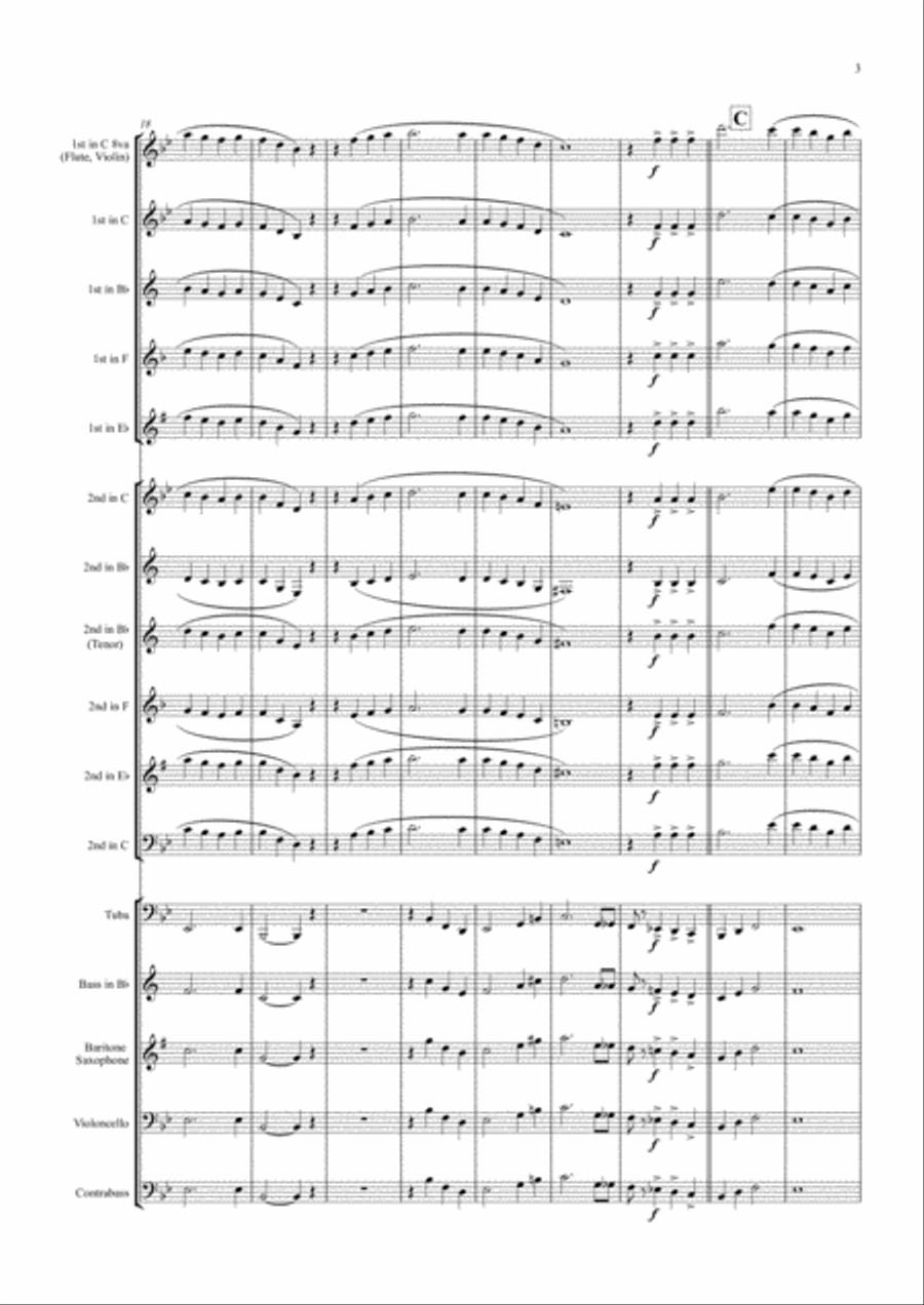 Danny Boy - Londonderry Air - School Band School and Community scores gallery preview page 3