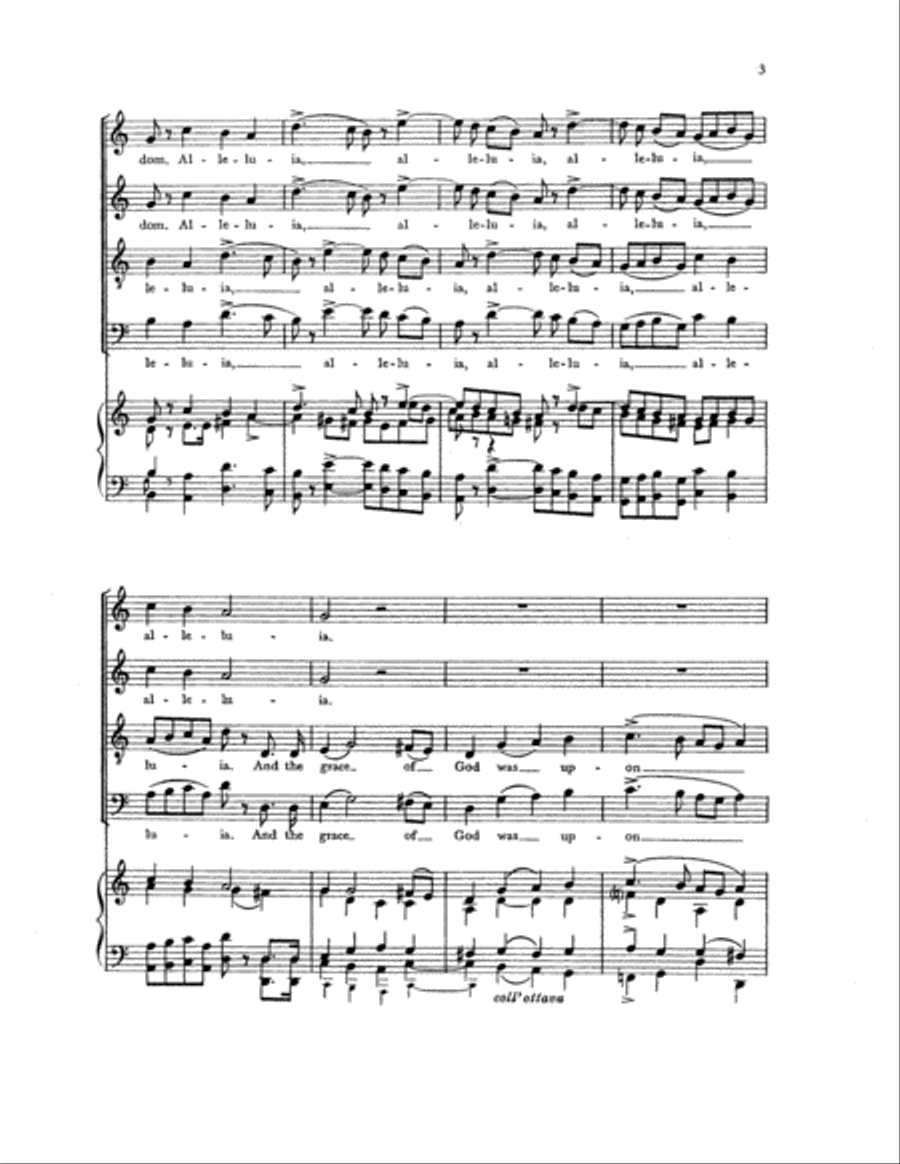 And the Child Grew 4-Part scores gallery preview page 4
