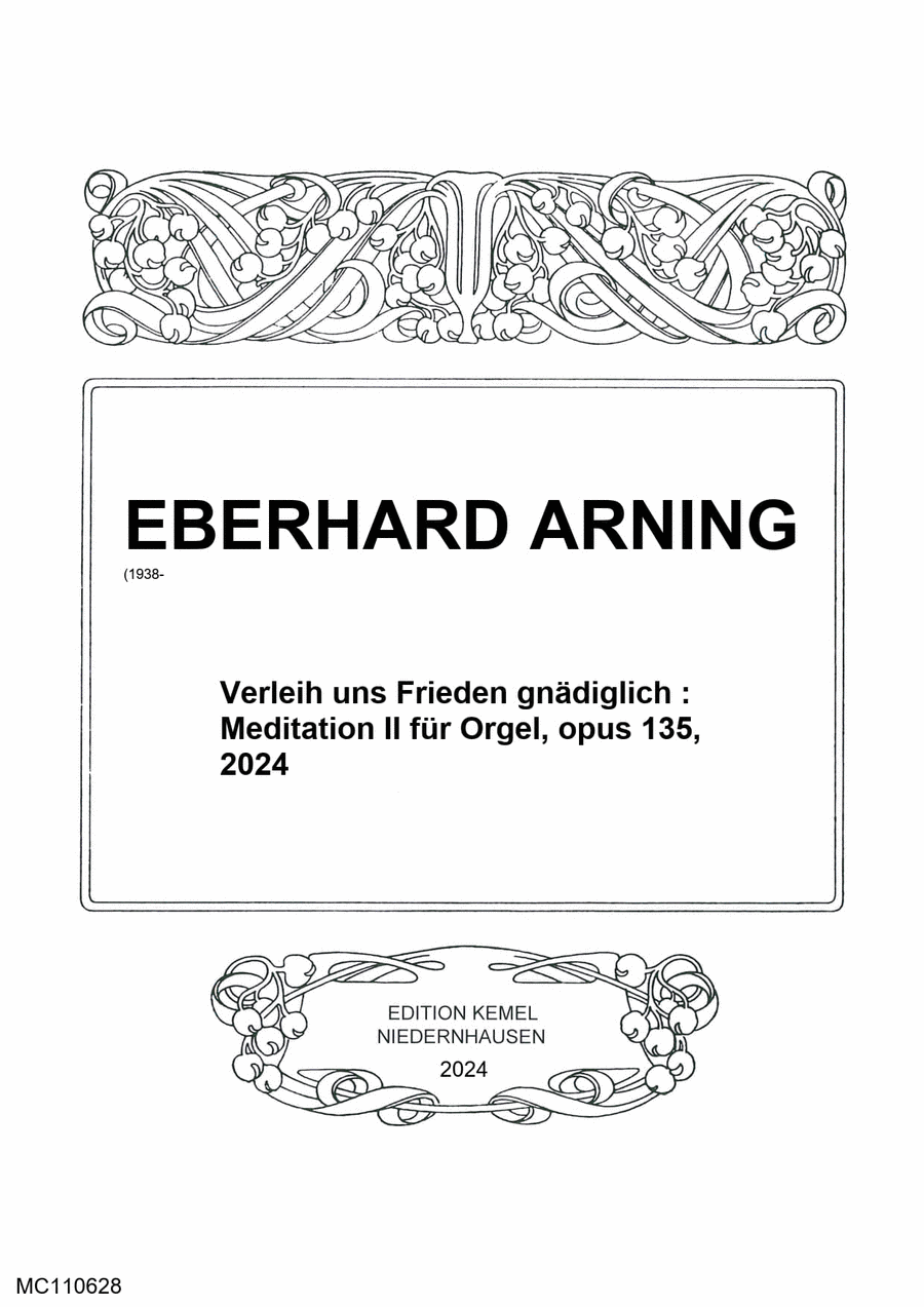 Verleih uns Frieden gnädiglich Piano scores gallery preview page 1