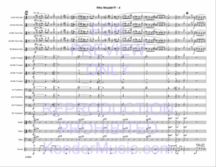 Who Wouldn't? Jazz Ensemble scores gallery preview page 5