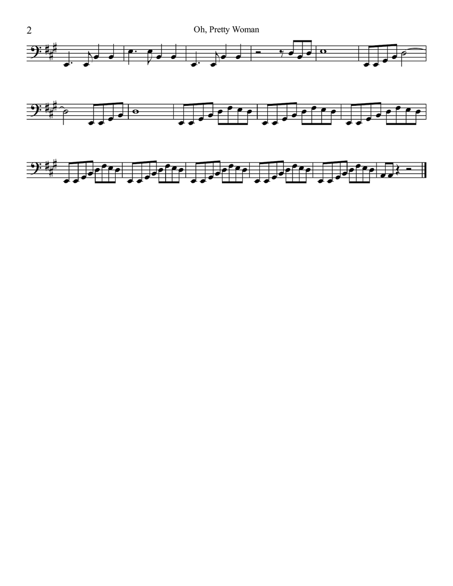 Oh, Pretty Woman Oh, Pretty Woman String Quartet scores gallery preview page 5