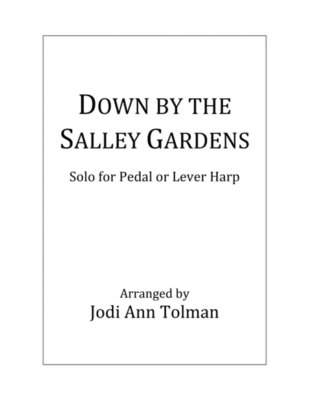 Down by the Salley Gardens, Harp Solo