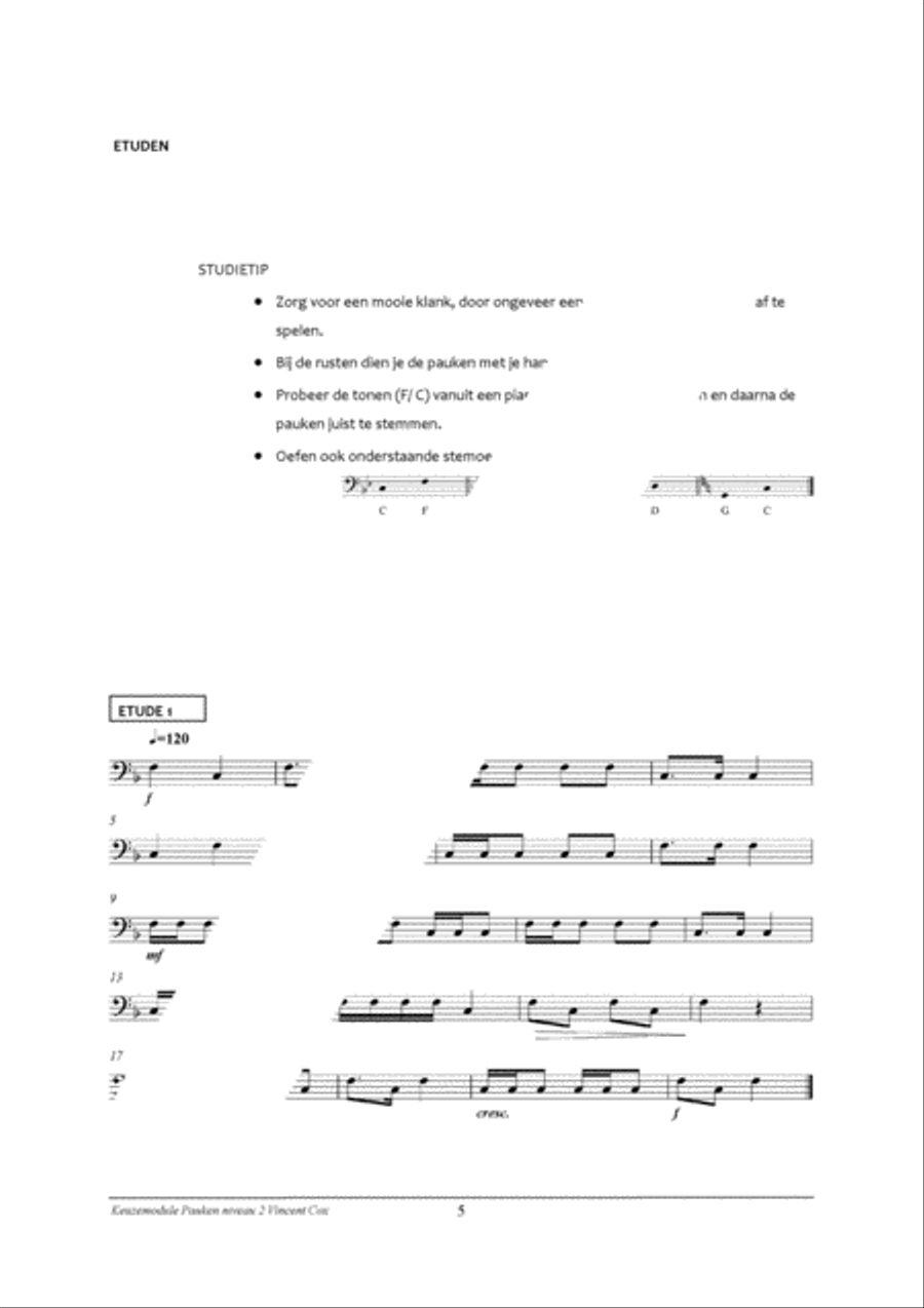 Percussion Modular: Pauken 2 Percussion scores gallery preview page 6