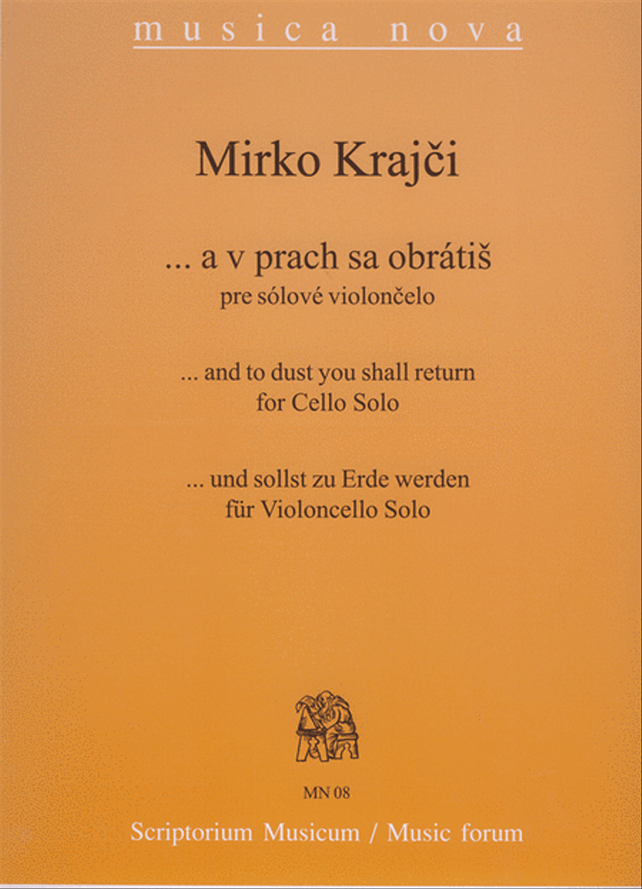 ...und sollst zu Erde werden MN08 für Violoncell Cello Solo scores gallery preview page 1
