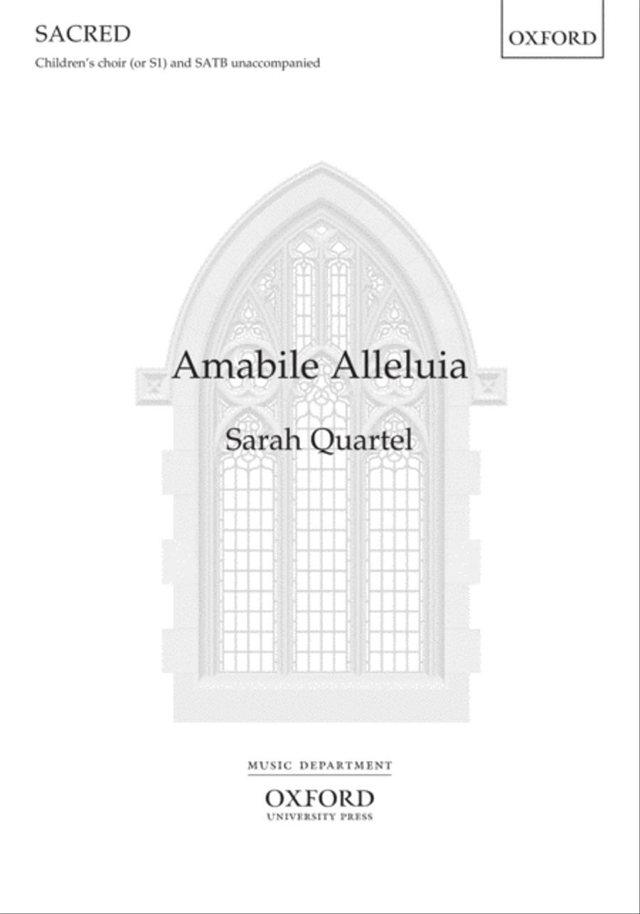 Amabile Alleluia SSATB scores gallery preview page 1