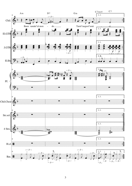 Buon Natale_Swing for children - Full score and parts image number null