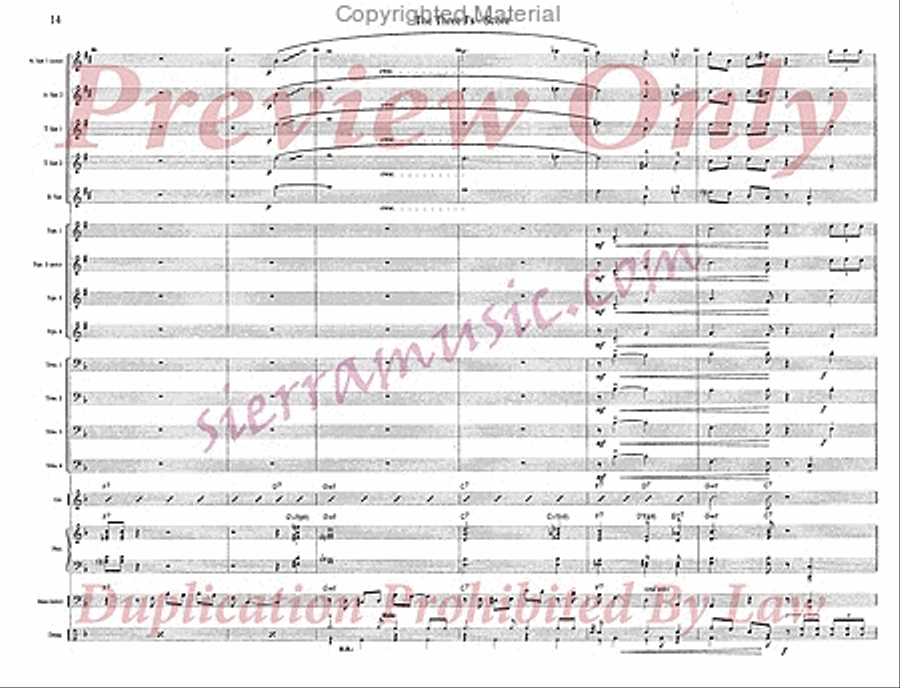 The Three J's Jazz Ensemble scores gallery preview page 15