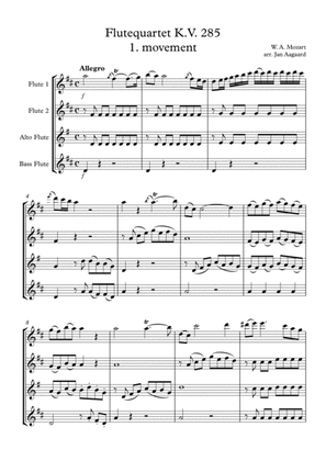 : Flutequarte K.V. 285, all movements