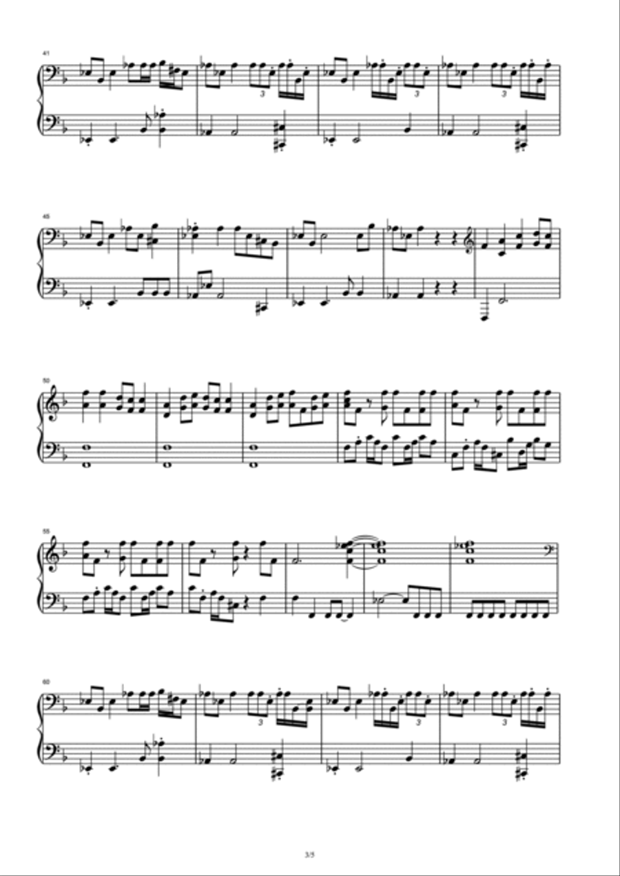 This Is America Piano Solo scores gallery preview page 3