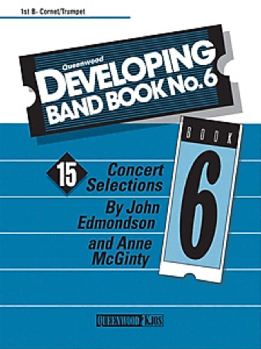 Developing Band Book No. 6 - 1st B-flat Cornet Concert Band Methods scores gallery preview page 1