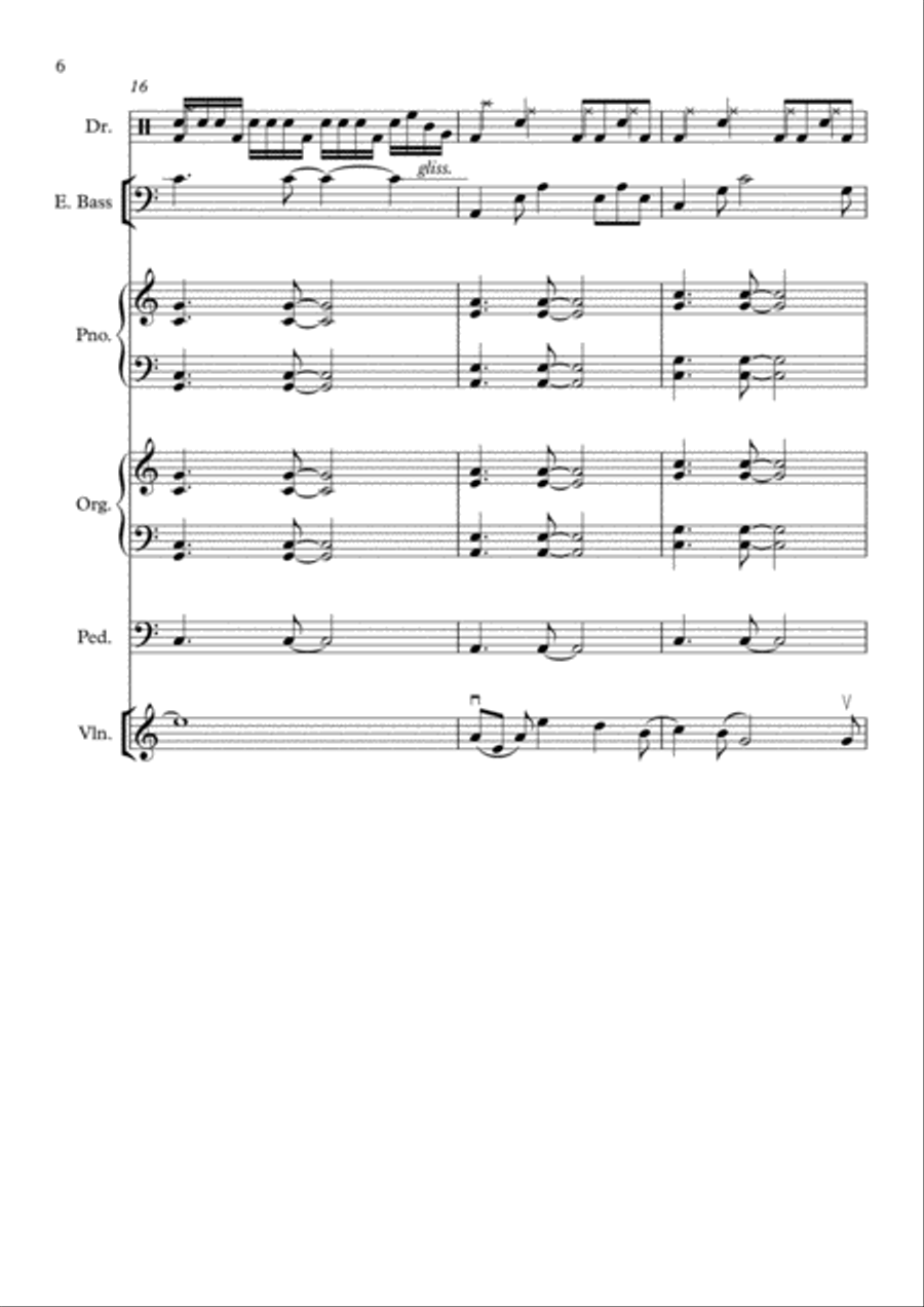 Faced Against Fate Small Ensemble scores gallery preview page 6