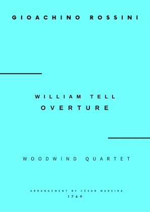 William Tell Overture - Woodwind Quartet (Full Score) - Score Only
