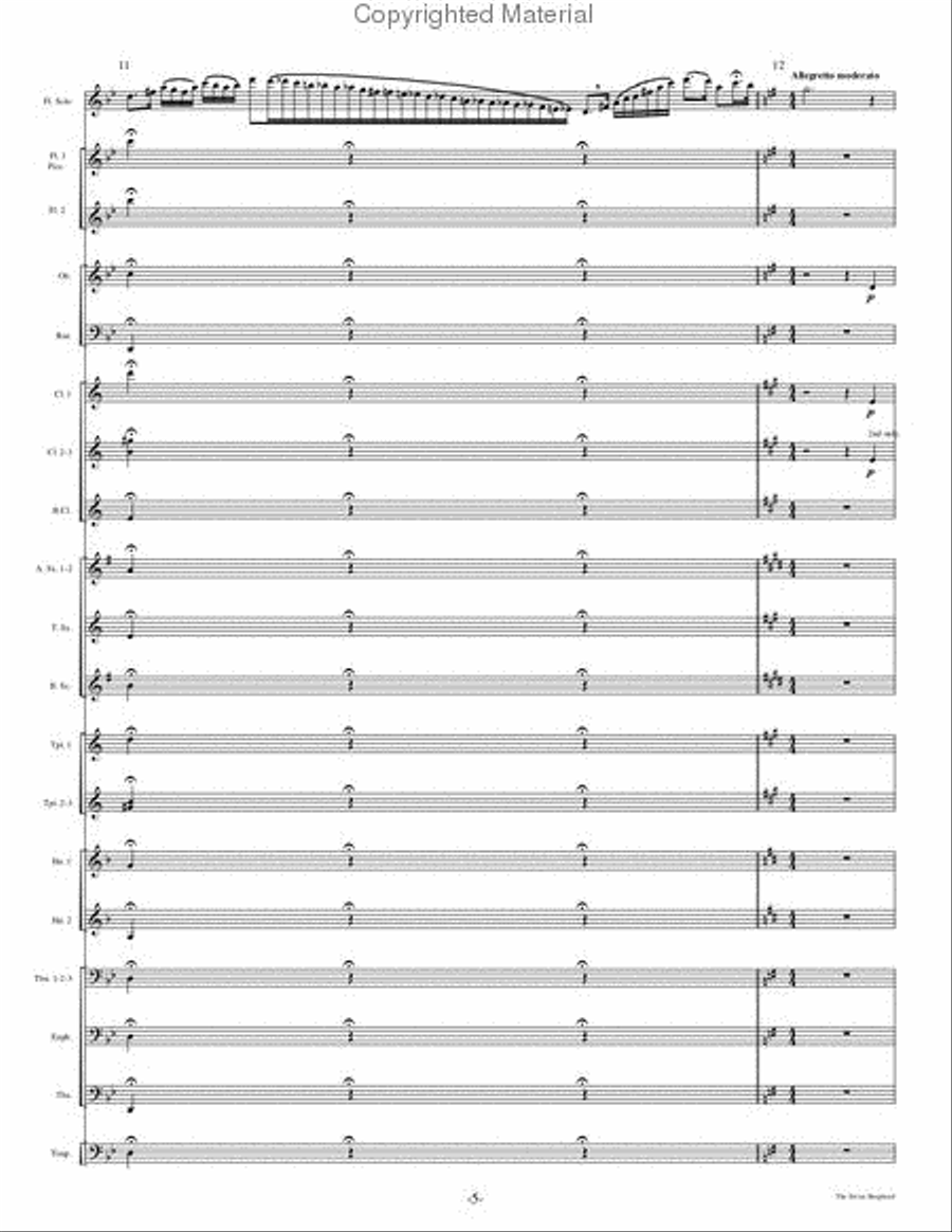 The Swiss Shepherd Concert Band scores gallery preview page 5