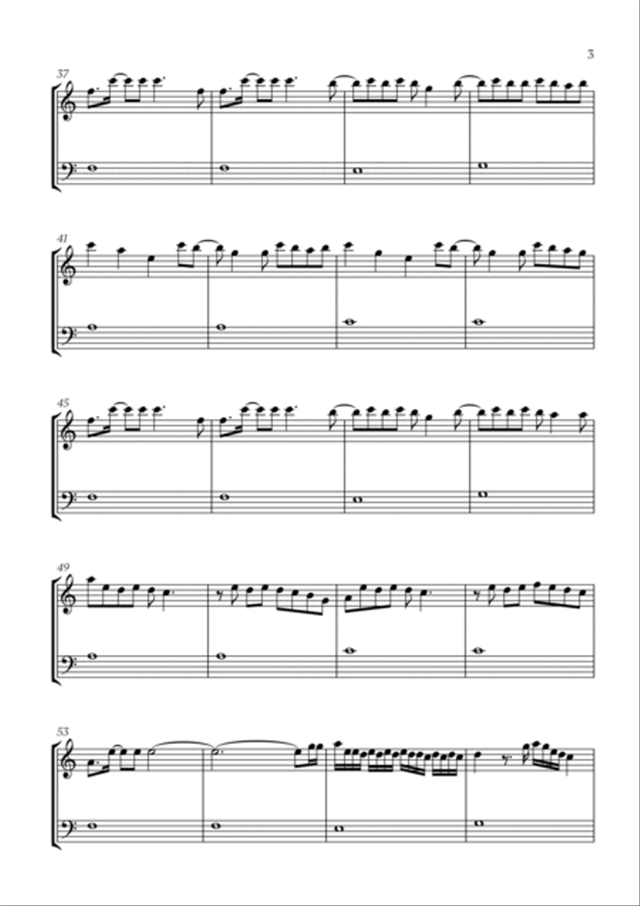 Señorita Flute scores gallery preview page 3