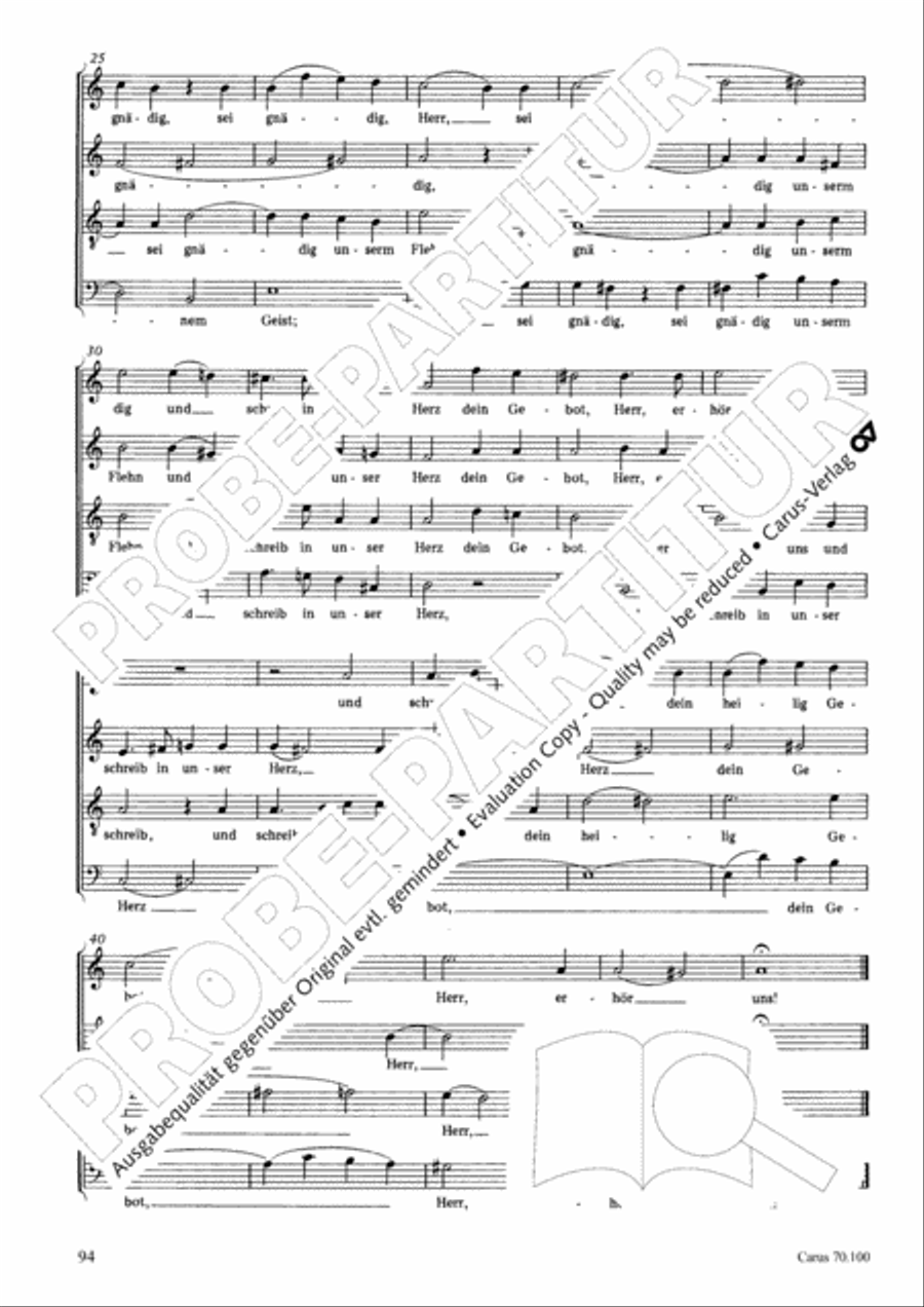 Geistliches Chorbuch der Romantik Choir scores gallery preview page 95