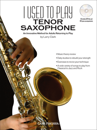 Book cover for I Used to Play Tenor Saxophone
