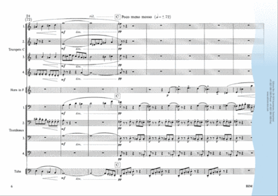 Brass Symphony Horn scores gallery preview page 5