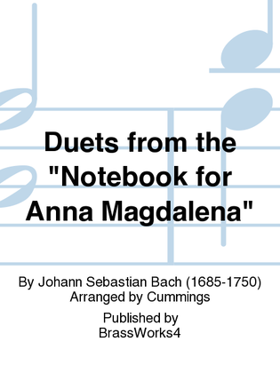 Duets from the "Notebook for Anna Magdalena"