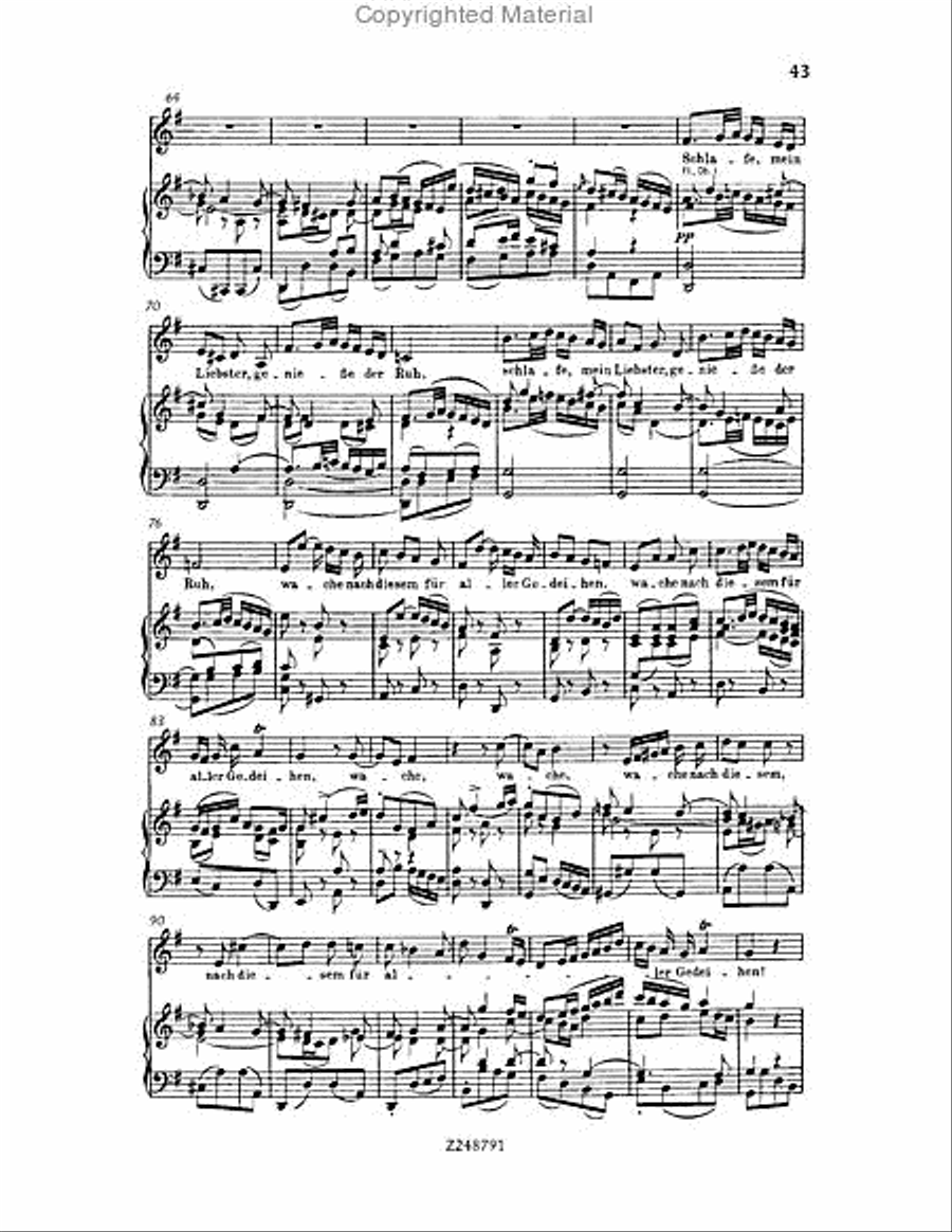 Christmas Oratorio, BWV 248 Choir scores gallery preview page 42