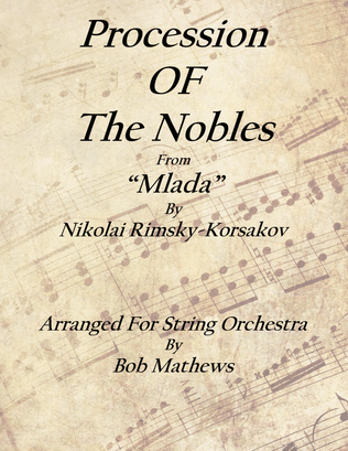 Book cover for Procession Of The Nobles for String Orchestra