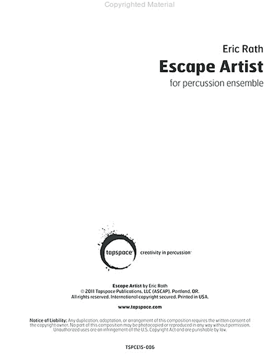 Escape Artist image number null