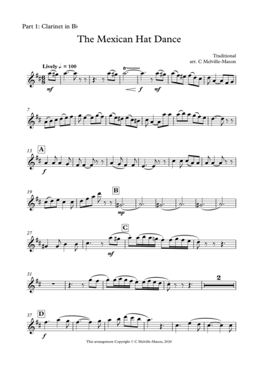 Mexican Hat Dance (2 clarinets and bassoon) image number null