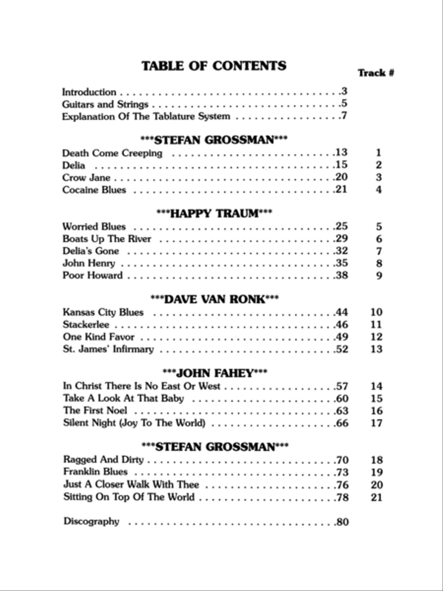 Beginners' Fingerpicking Guitar Acoustic Guitar scores gallery preview page 2