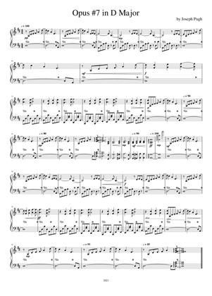 Opus 7 in D major (Piano Solo)