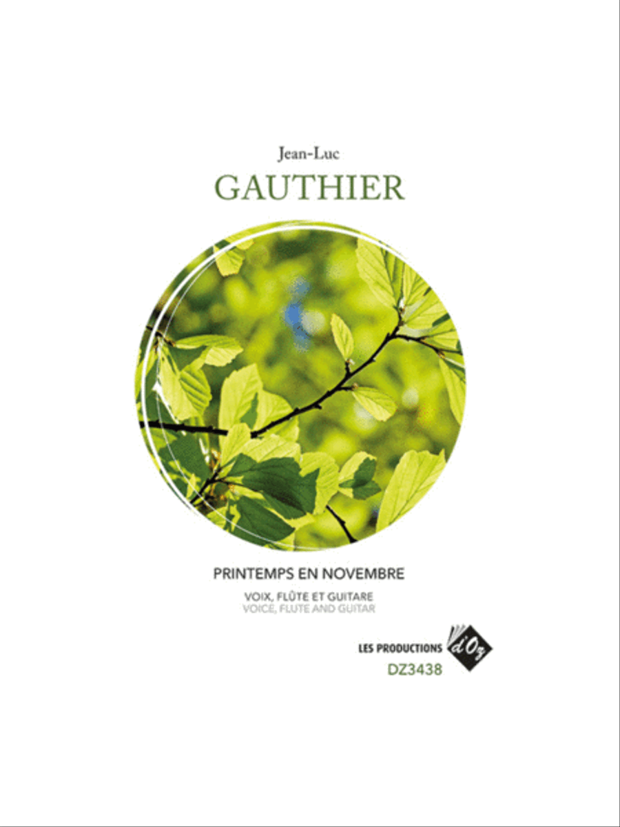 Printemps en novembre Flute scores gallery preview page 1