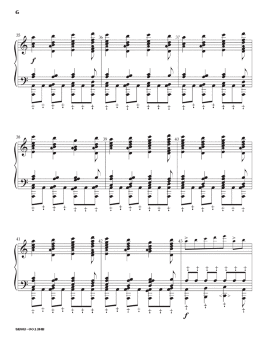 160 Bpm Handbell Choir scores gallery preview page 6