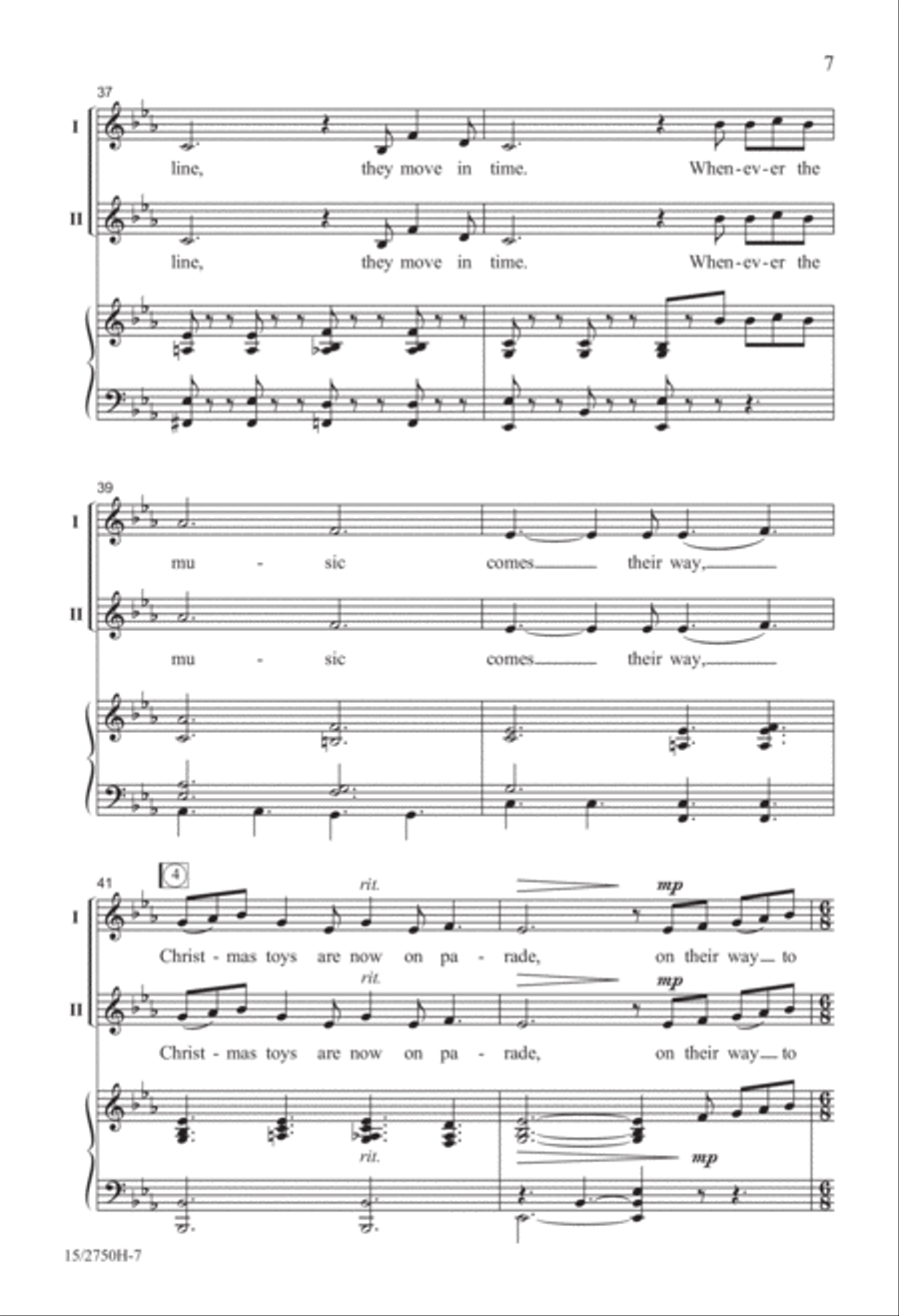 Christmas Toys on Parade Christmas Toys on Parade 2-Part scores gallery preview page 7