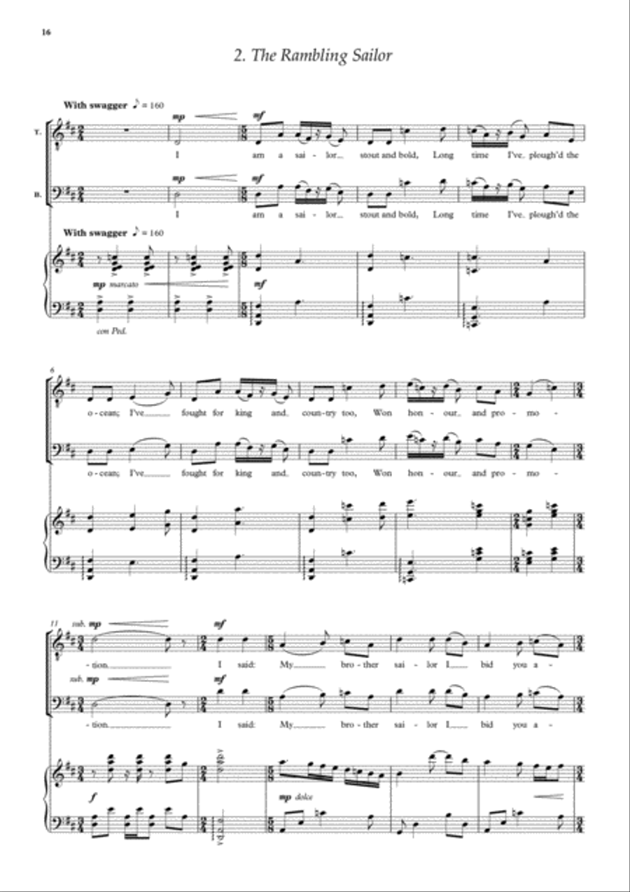 A Fancy of Folksongs A Fancy of Folksongs 4-Part scores gallery preview page 13