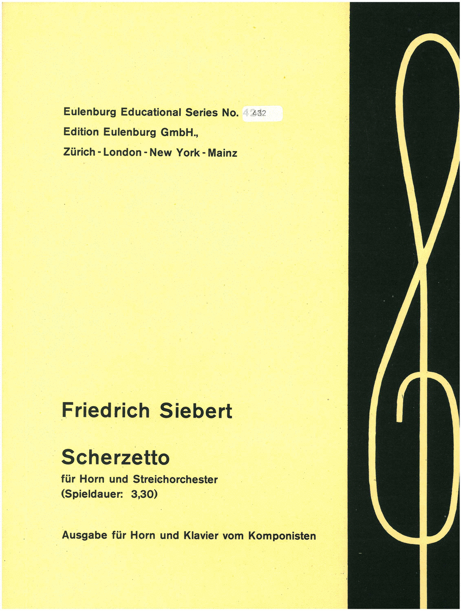 Scherzetto for horn and piano