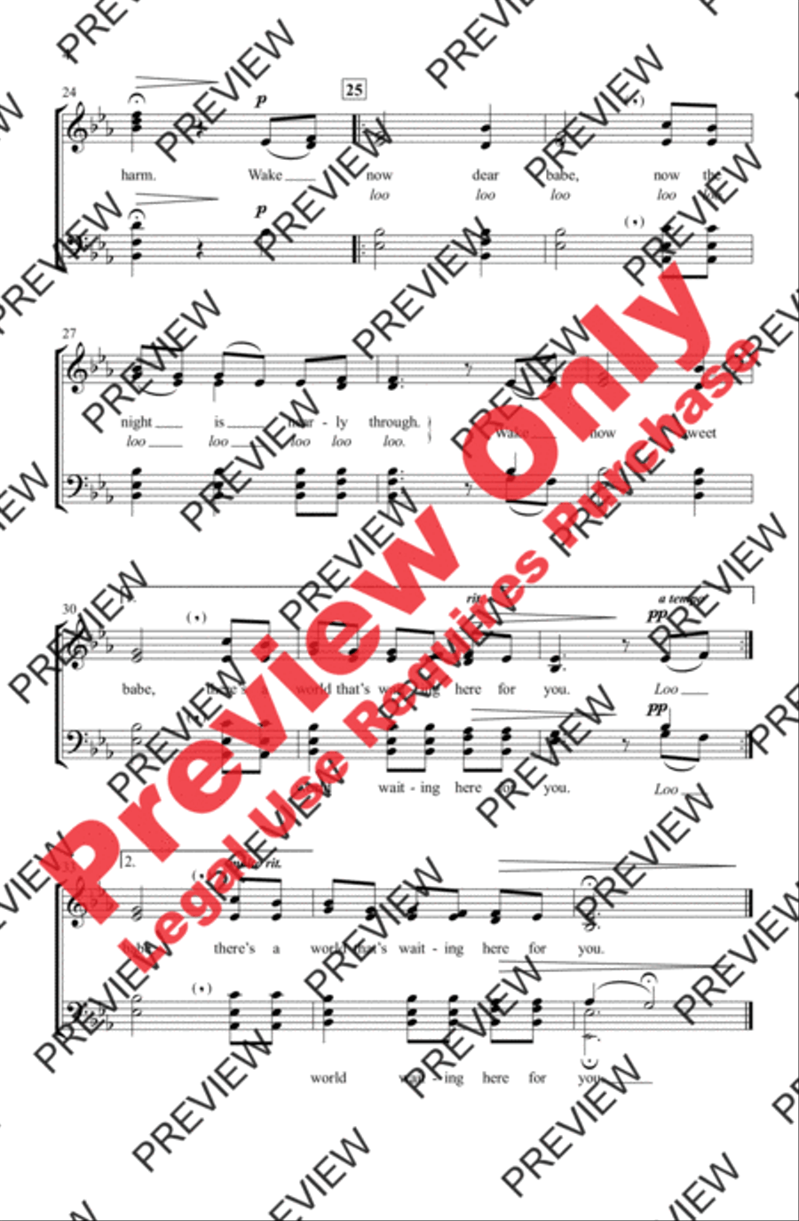 My Love Is Always Here My Love Is Always Here 4-Part scores gallery preview page 4