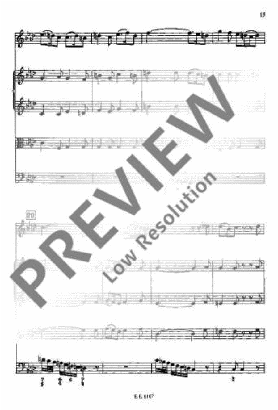 Concerto F minor Piano and Keyboard scores gallery preview page 20