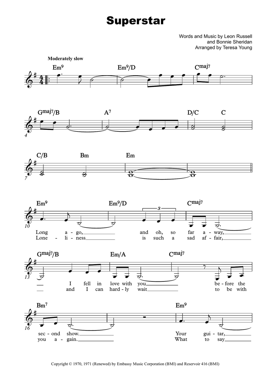 Superstar Piano scores gallery preview page 1