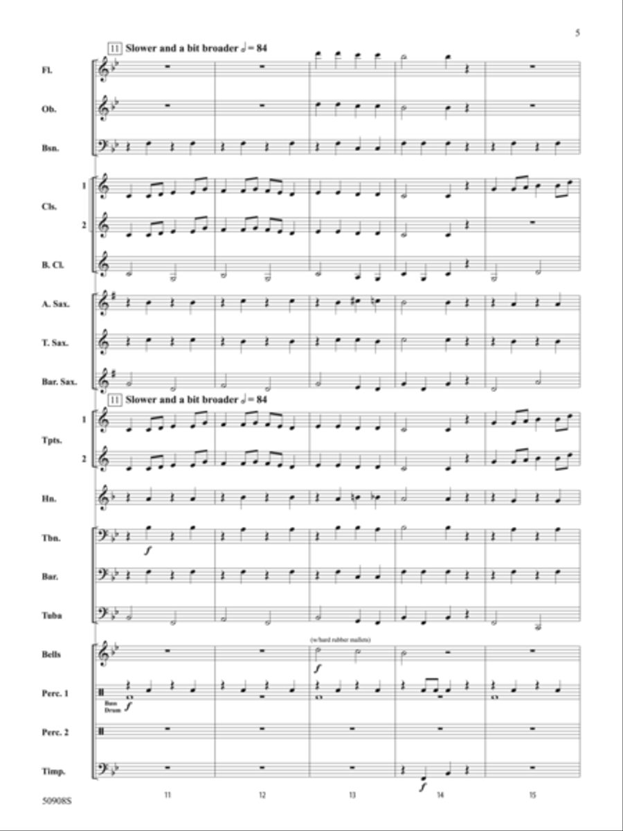 Polka: Score Concert Band scores gallery preview page 5