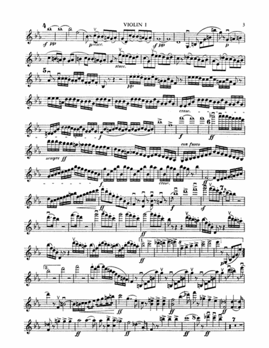 String Octet in E-Flat Major, Op. 20: 1st Violin