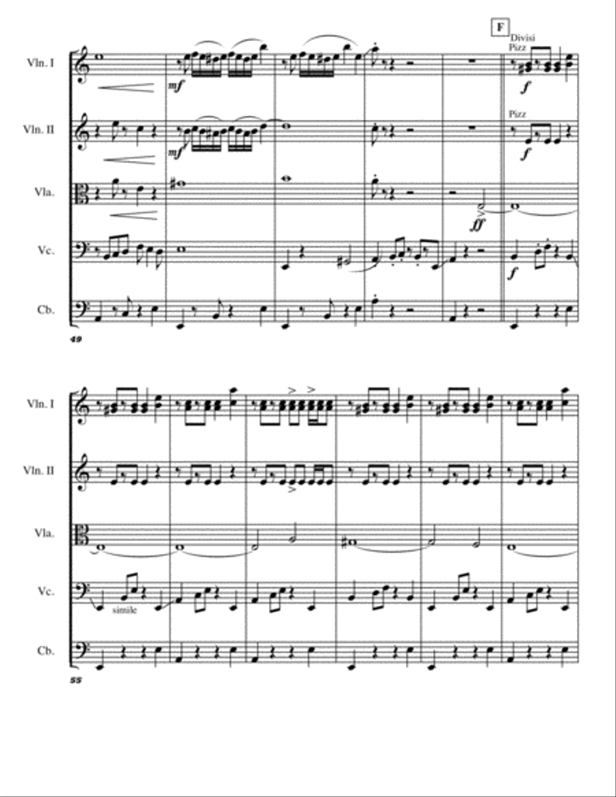 Tango for the Spring String Orchestra scores gallery preview page 5