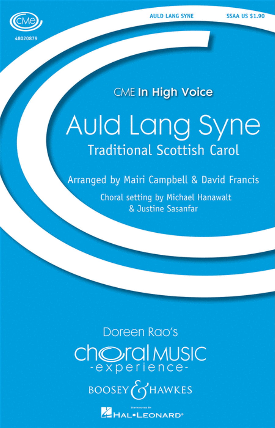 Auld Lang Syne SSAA scores gallery preview page 1