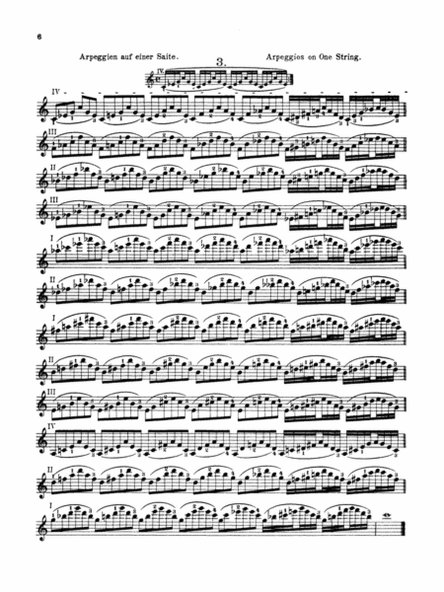 Sevcík: School of Violin Technics, Op. 1, Volume III