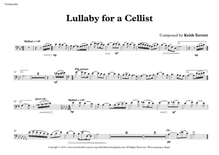 Lullaby for a Cellist, Piano & Double Bass image number null