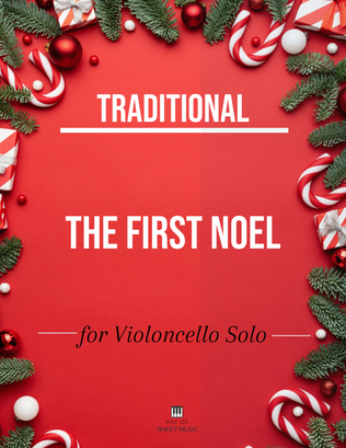 Book cover for Traditional - The First Noel (Violoncello Solo)