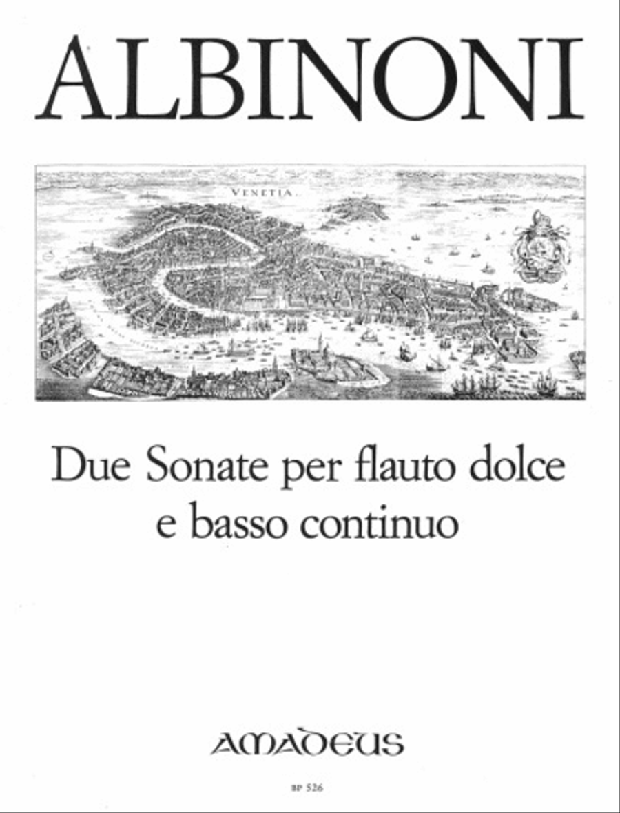 2 Sonatas op. post. Alto Recorder scores gallery preview page 1