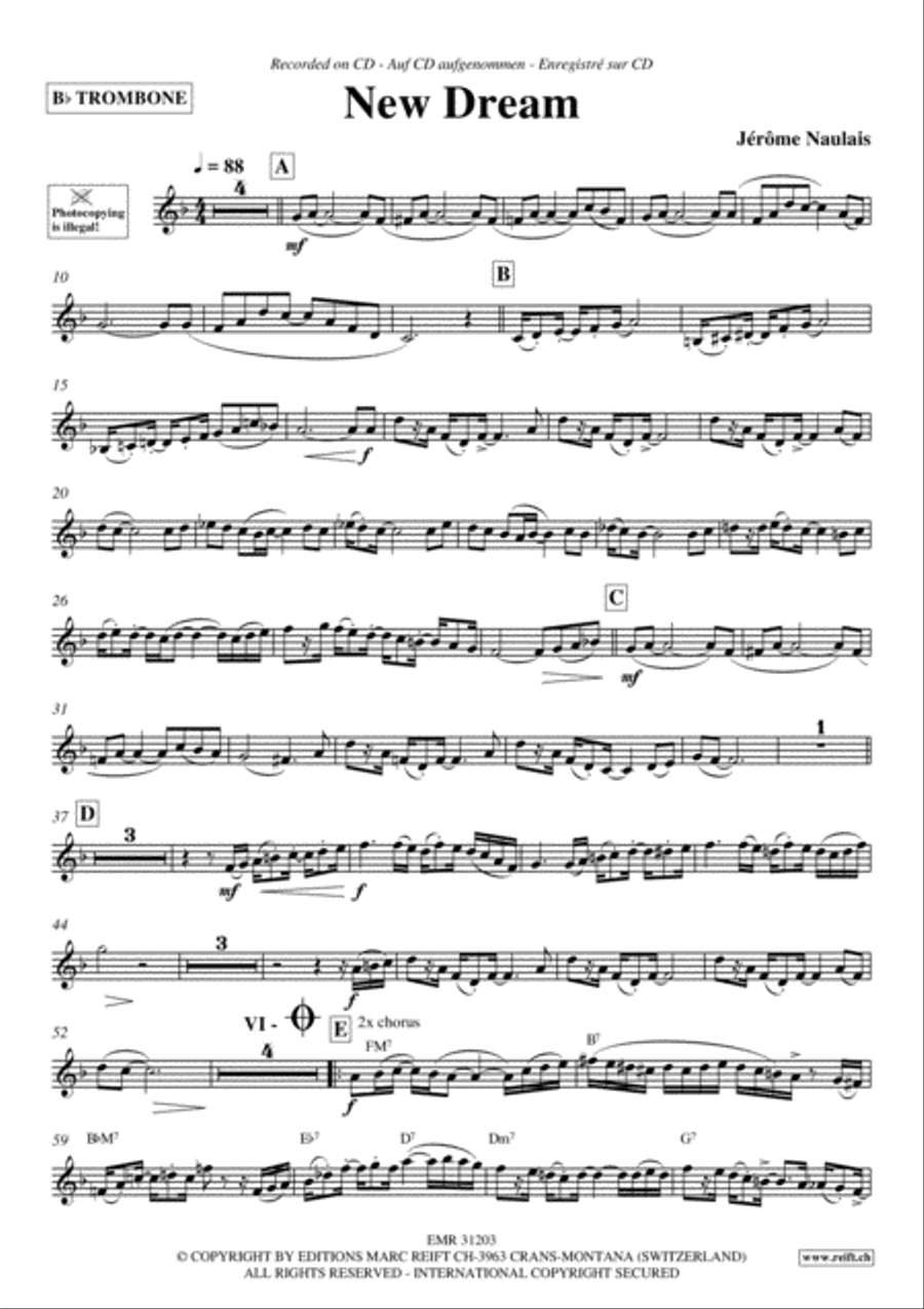 New Dream Piano Accompaniment scores gallery preview page 4