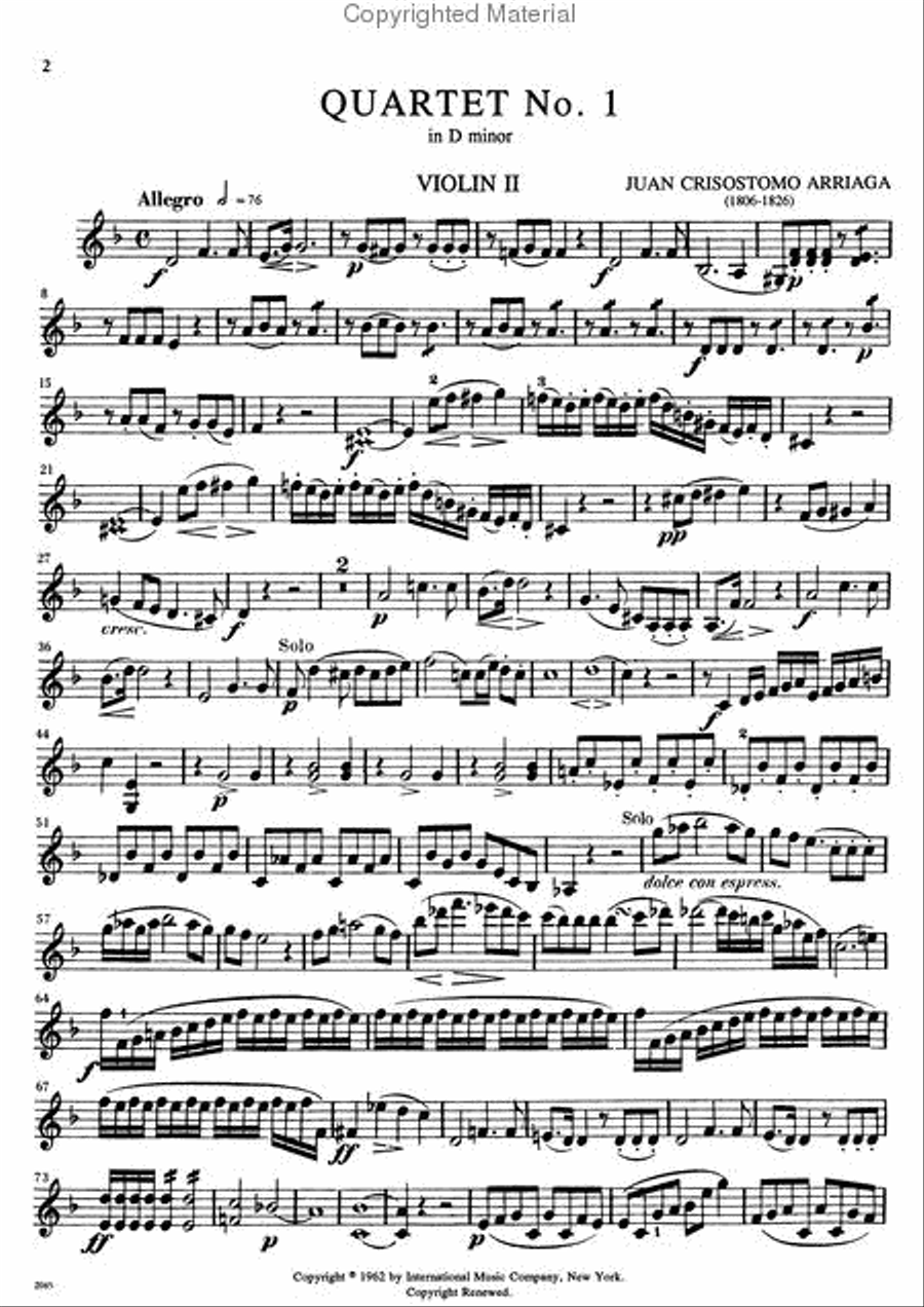 Three Quartets String Quartet scores gallery preview page 3