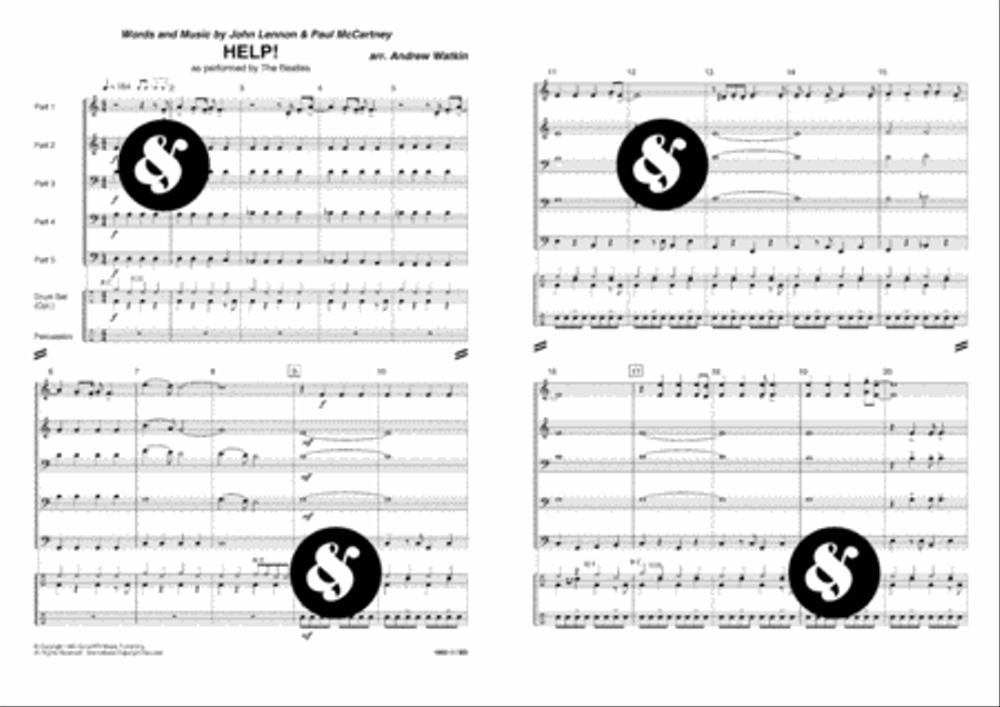 Help! Help! Concert Band scores gallery preview page 2