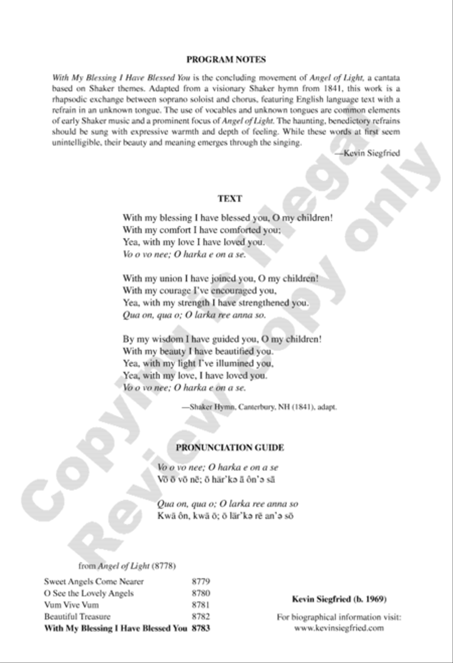With My Blessing I Have Blessed You Divisi scores gallery preview page 2
