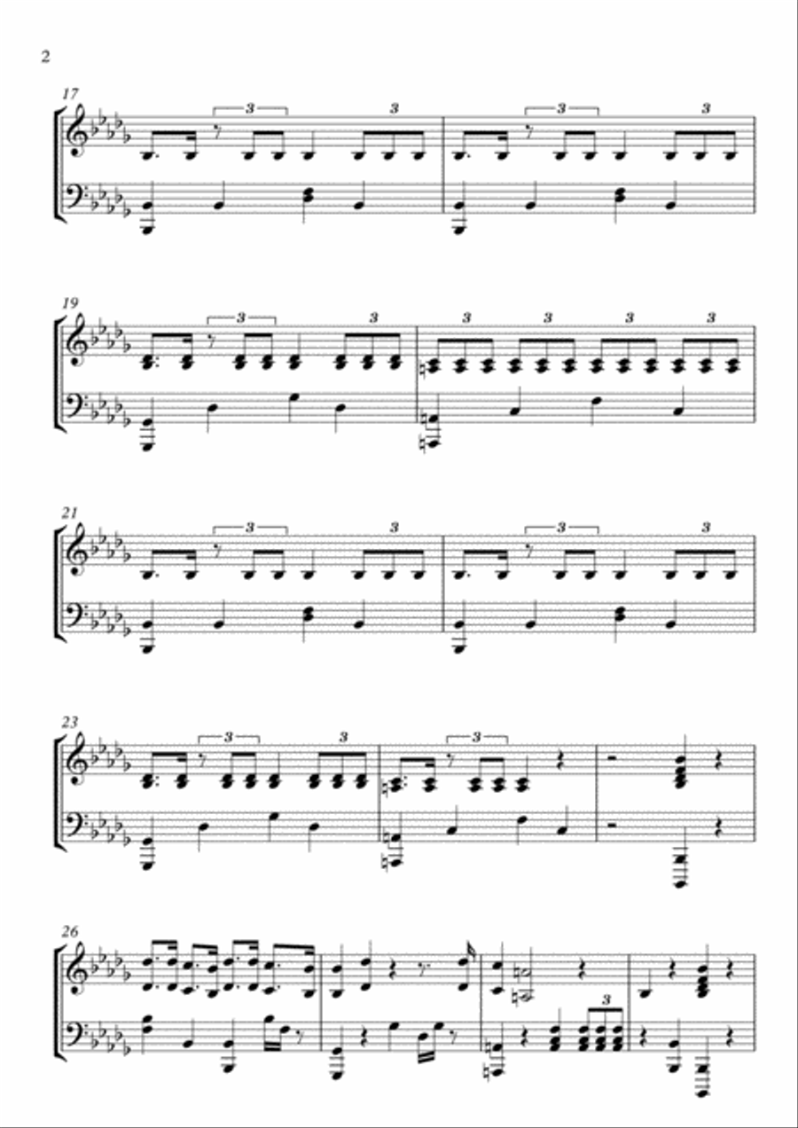 Believer Believer Piano Solo scores gallery preview page 2